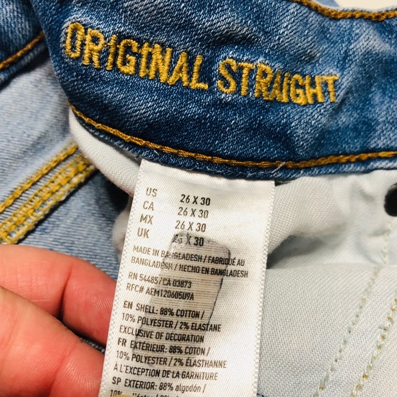 Men’s American Eagle Original Straight Jeans 0524 - Picture 6 of 6